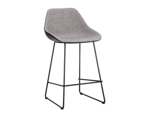 Mccoy Counter Stool - November Grey / Nightfall Black