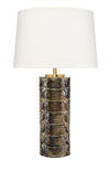 Wright Ceramic Table Lamp with Linen Shade