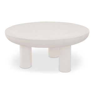 Moe's Rocca Collection Cream Coffee Table
