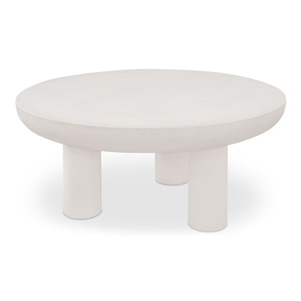 Moe's Rocca Collection Cream Coffee Table