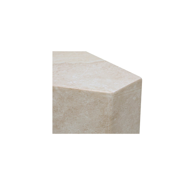 Moe's Nix Outdoor Side Table in Cream