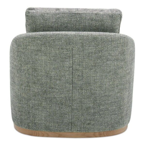 Moe's Linden Swivel Chair in Slated Moss