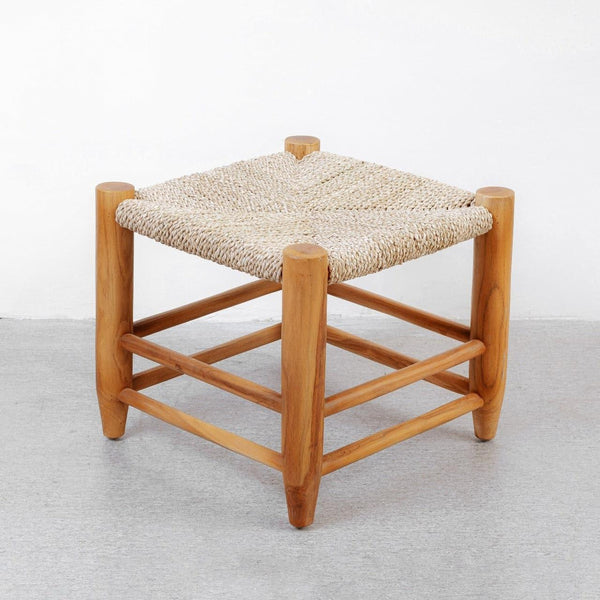 Perriand Short Teak Stool