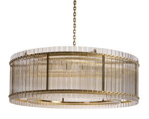 KORE CHANDELIER - LARGE - BRASS - CLEAR