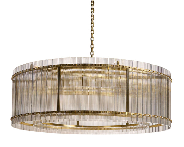 KORE CHANDELIER - LARGE - BRASS - CLEAR