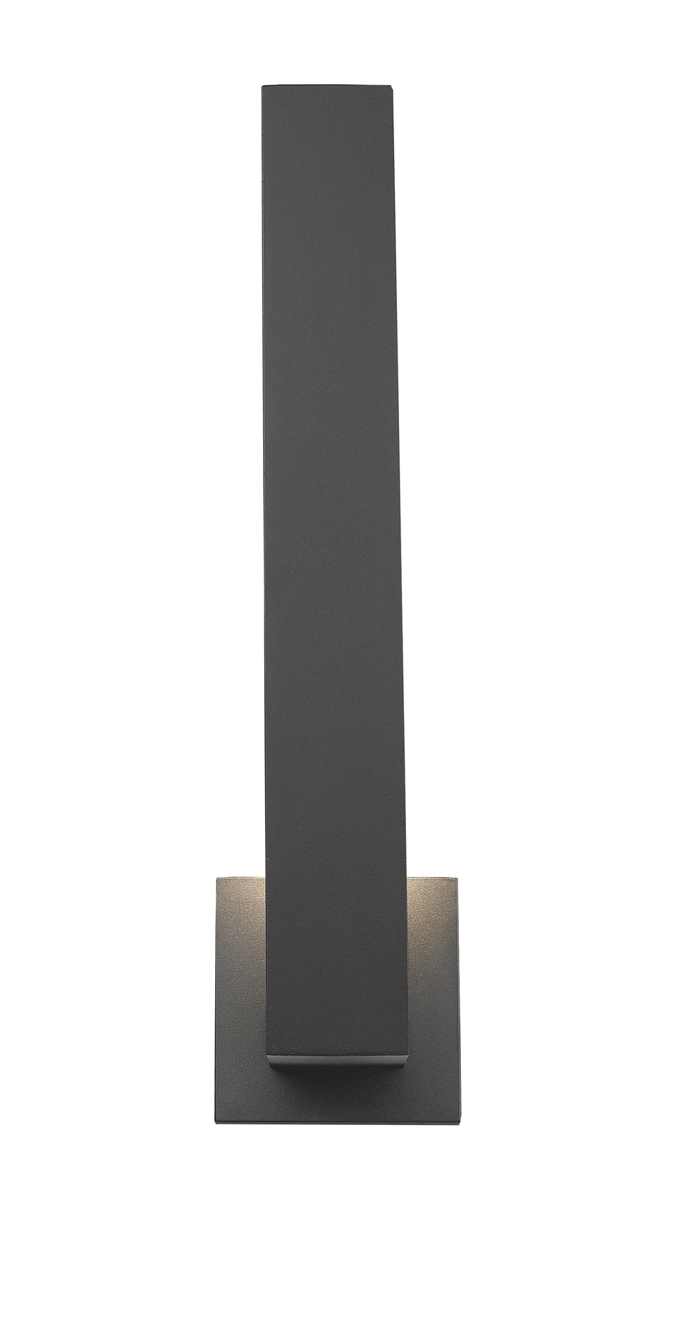 Edge 2 Light Outdoor Wall Sconce in Black Finish