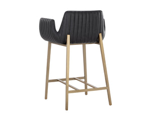 LUCANO COUNTER STOOL - BRAVO BLACK