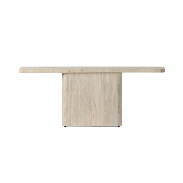 Esmi Console Table - Bleached Spalted Primavera