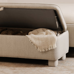 Ichigo Storage Bench in Light Grey