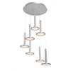 Aurora AC7557 Chandelier in Brushed Aluminum
