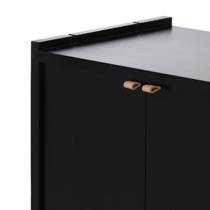 Etro Media Console - Black Wash Poplar