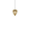 Conia Brass Mini Plug-In Pendant with Black Cord