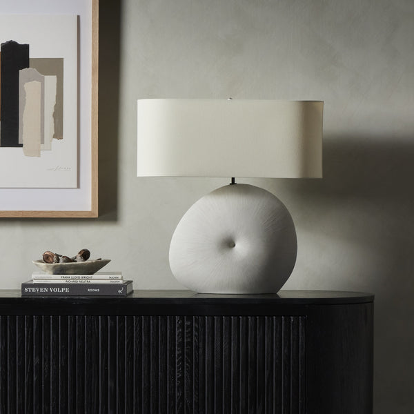 Busaba Table Lamp In Matte White