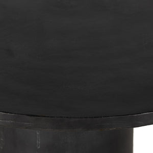 Basil Outdoor Dining Table 42" in Aged Grey