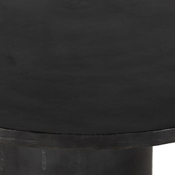 Basil Outdoor Dining Table 42" in Aged Grey