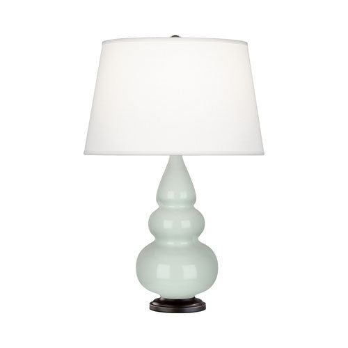 Celadon Small Triple Gourd Accent Lamp