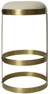 Dior Bar Stool, Metal with Brass Finish