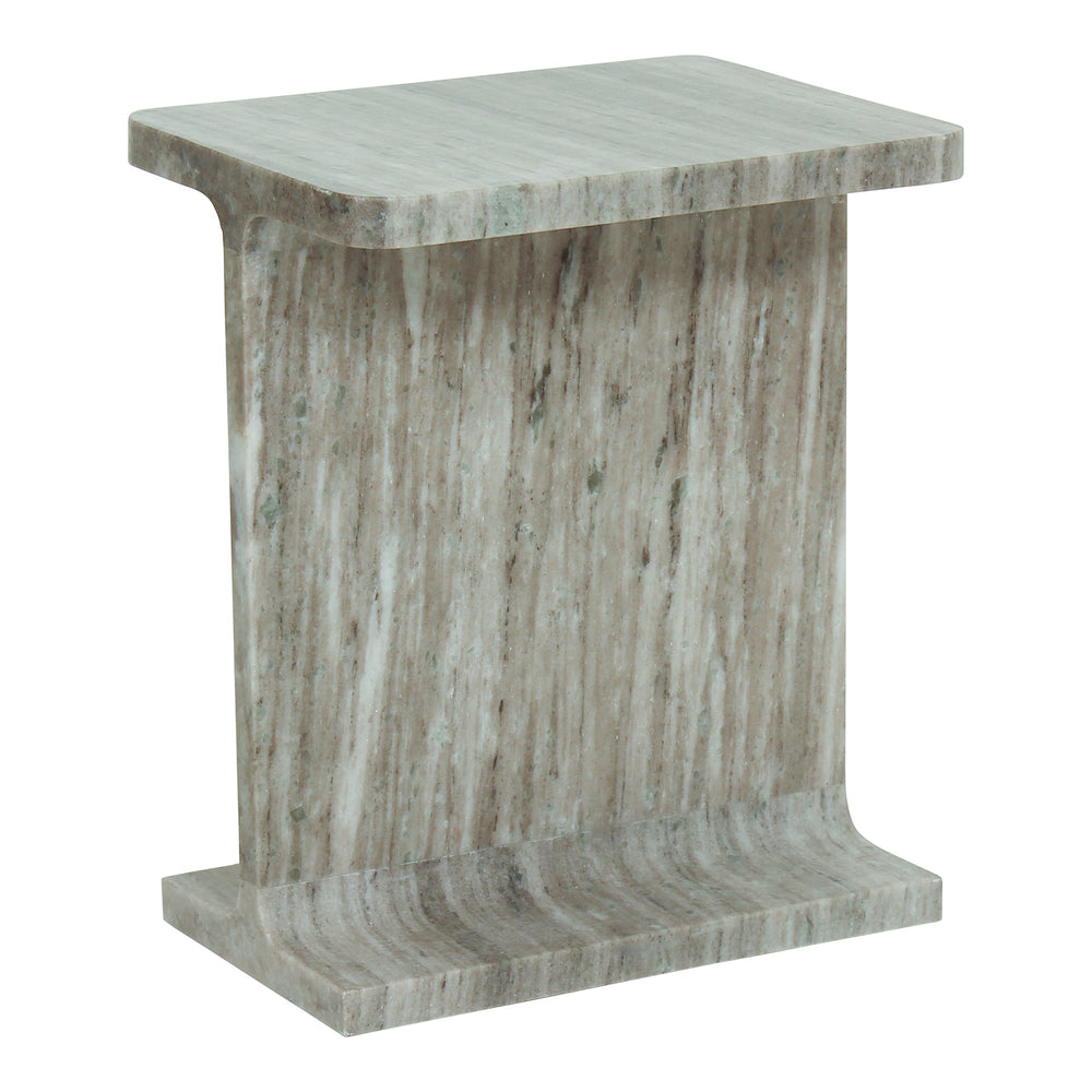 Moe's Tullia Accent Table in Taupe Marble