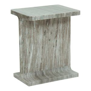 Moe's Tullia Accent Table in Taupe Marble