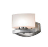 Galati 1 Light Vanity in Brushed Nickel Finish