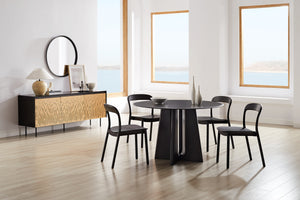 Hanna Console Sideboard, Caviar/Wheat