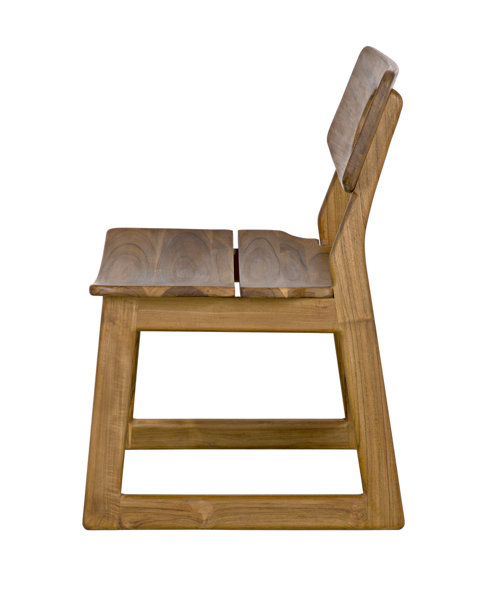 Buraco Teak Chair with Satin Gloss Finish