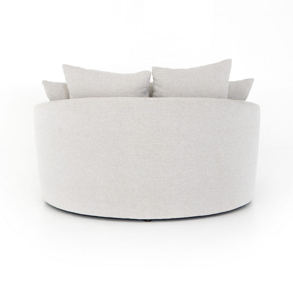 Chloe Media Lounger in Delta Bisque