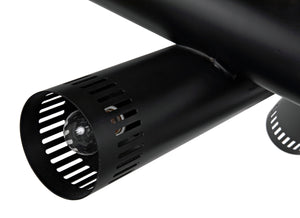 Javelin Chandelier, Black Steel