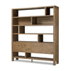 Noeline Wide Bookcase - Worn Oak