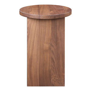Moe's Grace Accent Table Walnut Brown