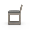 Avalon Outdoor Dining Chair In Gry/Charcoal