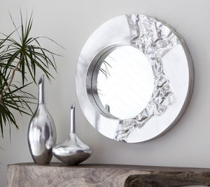 Mercury Mirror, Antique Silver