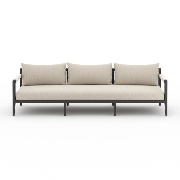 Sherwood Outdoor Sofa 93" in Bronze/Sand