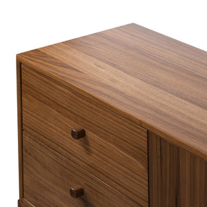 Arturo Media Console - Natural Walnut Veneer