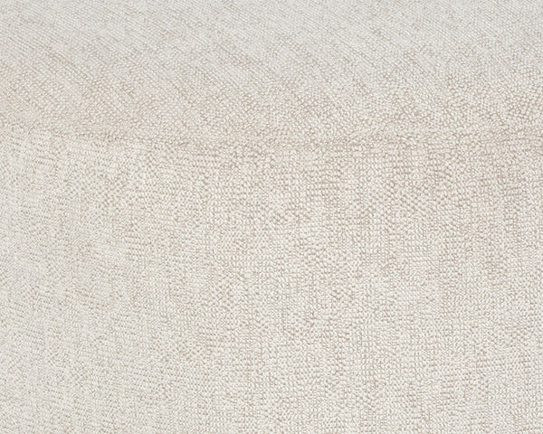 SORAYA OTTOMAN - DOVE CREAM