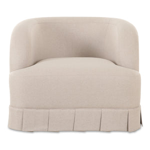 Moe's Maren Swivel Chair in Beige