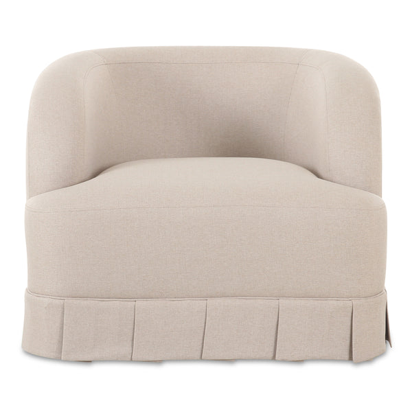 Moe's Maren Swivel Chair in Beige