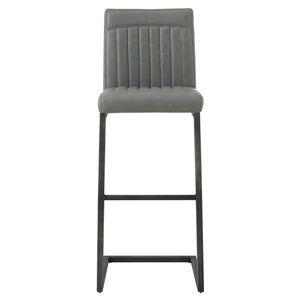 Ronan Bar Stool In Antique Graphite Gray