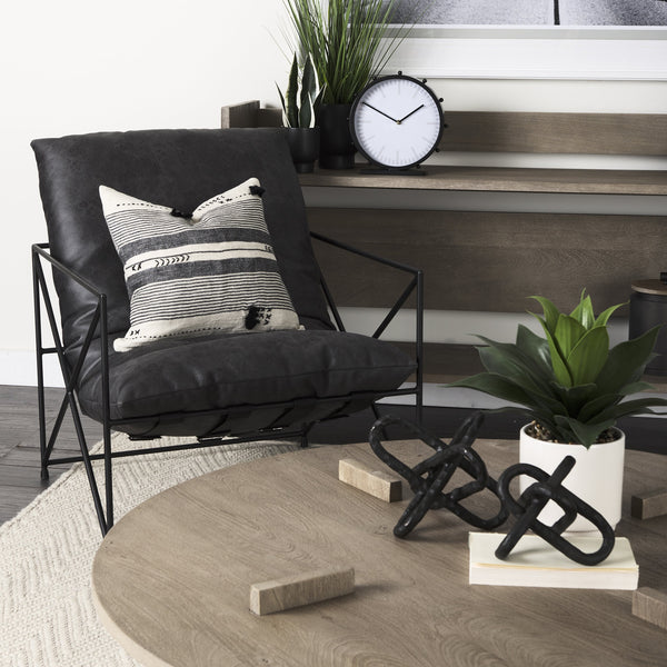 Aida Light Gray Wood Console Table