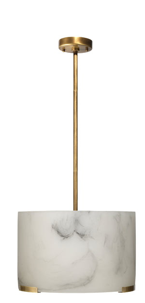 Elancourt Faux Alabaster 3-Light Pendant