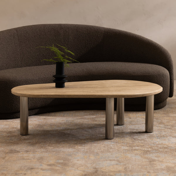 Moe's Excelsior Sofa in Warm Taupe Boucle