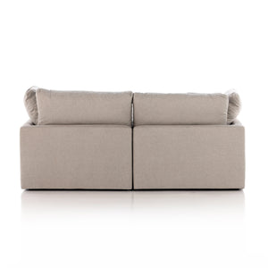 Stevie 2 Pc Sectional Sofa In Dstn Flannel