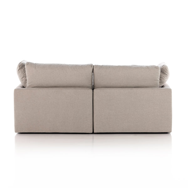 Stevie 2 Pc Sectional Sofa In Dstn Flannel