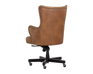HUBERT OFFICE CHAIR - TOBACCO TAN