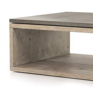 Faro Coffee Table In Dark Grey Concrete