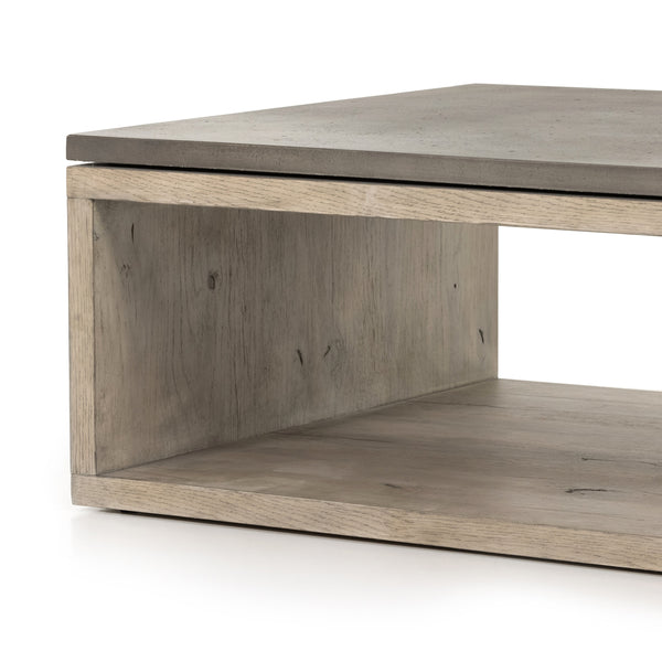 Faro Coffee Table In Dark Grey Concrete