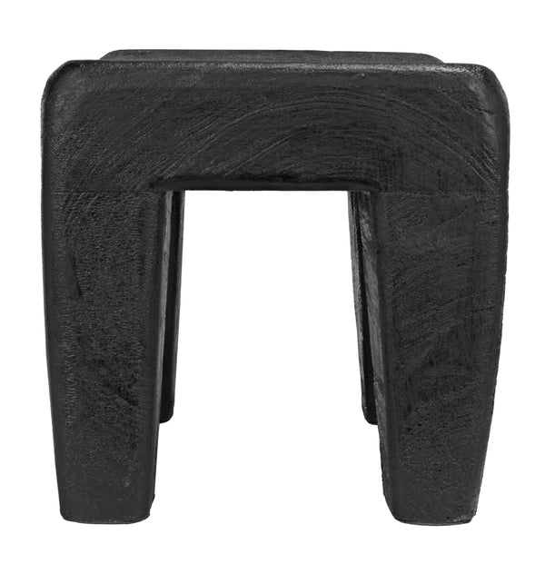 Sumo Stool, Black Burnt