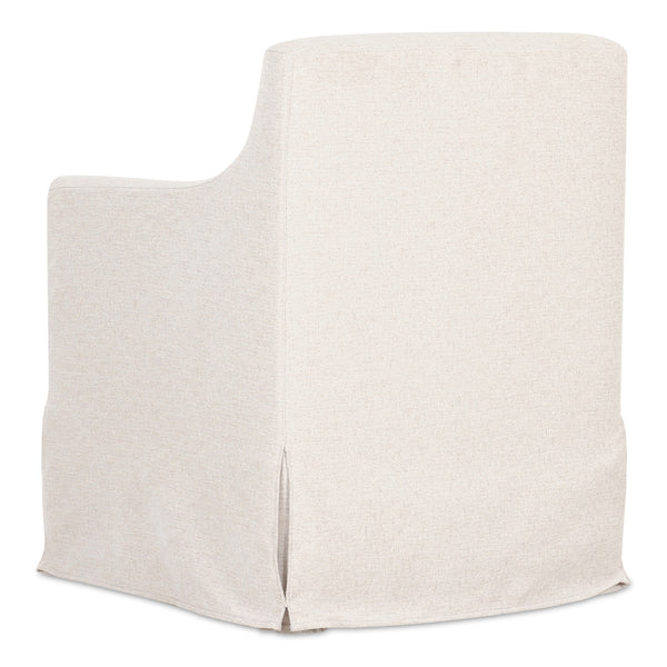 Moe's Lydia Slipcover Dining Chair with Lumbar Pillow