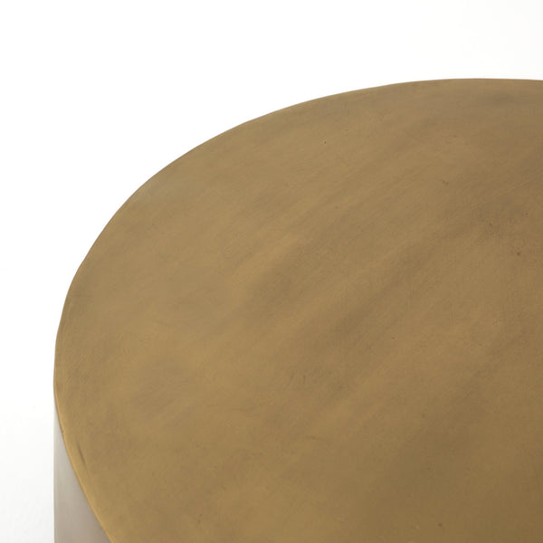 Cameron Ombre Bunching Table In Ombre Brass