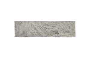 Geometry Console Table, Grey Stone